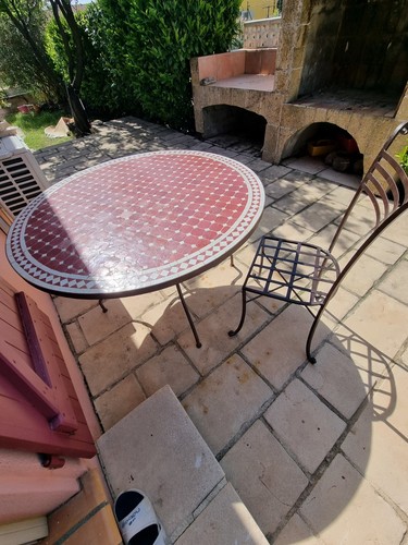 Table fer forge - table, en