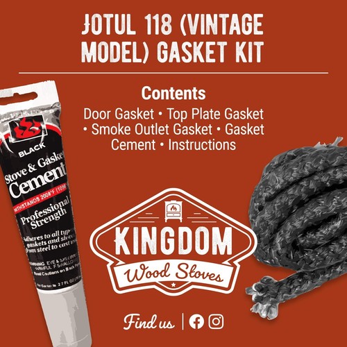 Vintage jotul 118 - 118, wood