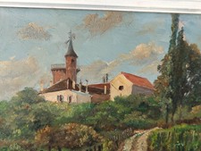 Tableau Ancien Peinture Huile