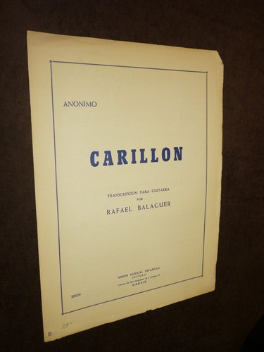 Partitions guitare anonimo - guitare,
