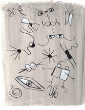 Aquarelle originale Tête à