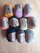 Lot De 10 Pelotes 100 % Coton