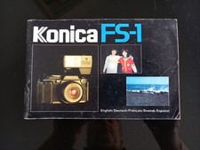 Notice Appareil Photo Ancien KONICA FS1