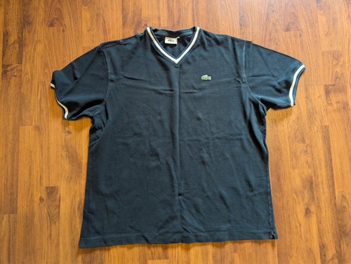 Polo lacoste - (taille, noir)