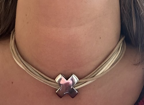 Collier coton argent 925 - et,
