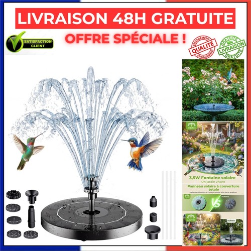 Fontaine solaire flottante - , 3,5