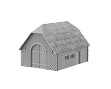 Small Barn - WWII02 3D PRINTED