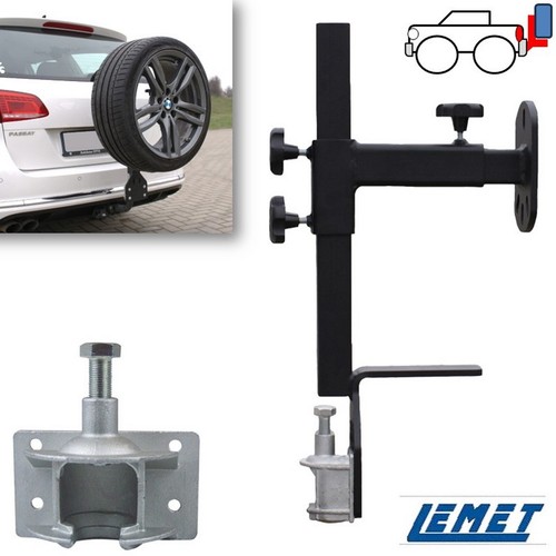 Porte roue secours attelage - secours,
