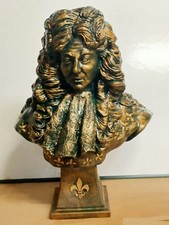Grand buste du Roi Louis XIV  40 cm x 30 cm de large Création artisanale*