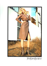 Advertising 07 24 2009 Yves Saint Laurent Fashion Shoes Bottles