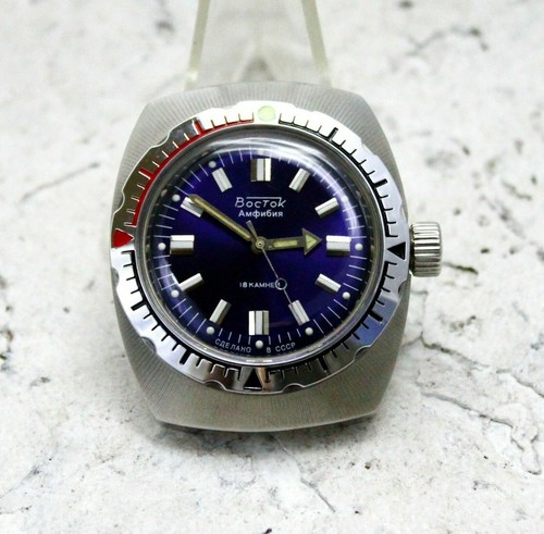 Montre amphibie vintage vostok - montre,