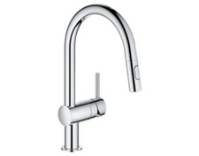 Grohe 31378003 #7 Minta 1.75 GPM Single Hole Pull Down Kitchen Faucet