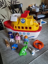 playmobil 123,bateau de