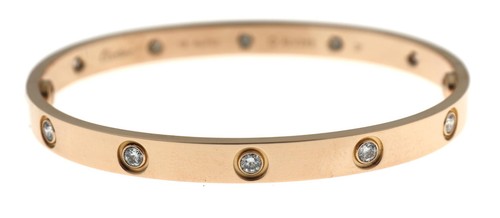 18k rose gold cartier - rose,