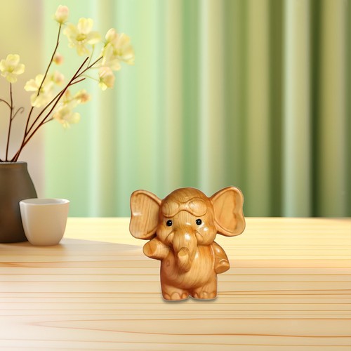 Figurine éléphant bois - figurine, d'éléphant