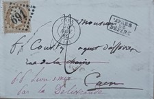 CAEN  GC + tad T15 - lettre