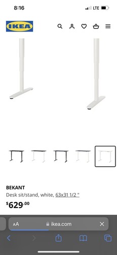 Bekant sit stand desk - , electric