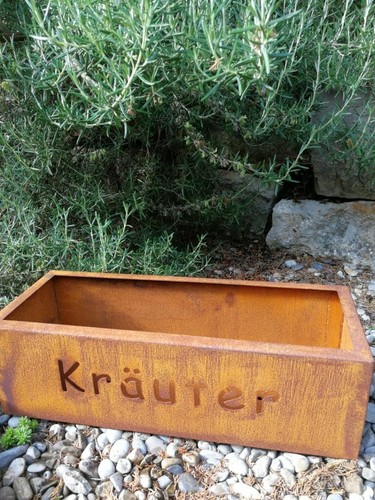 Jardinière rouille noble - en,