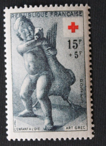 Timbre france croix rouge - -, croix-rouge