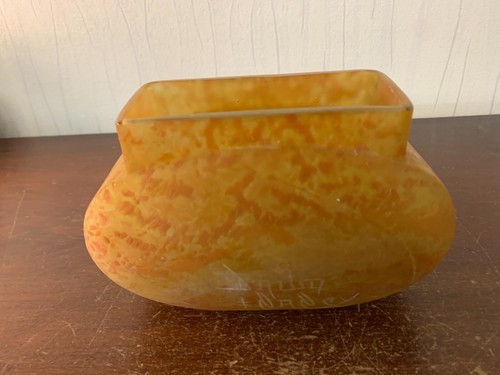 Vase jaune oranger - , en
