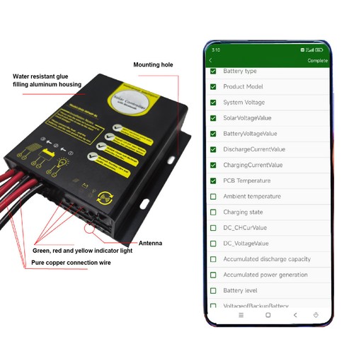 Mppt solar charge controller - solar,