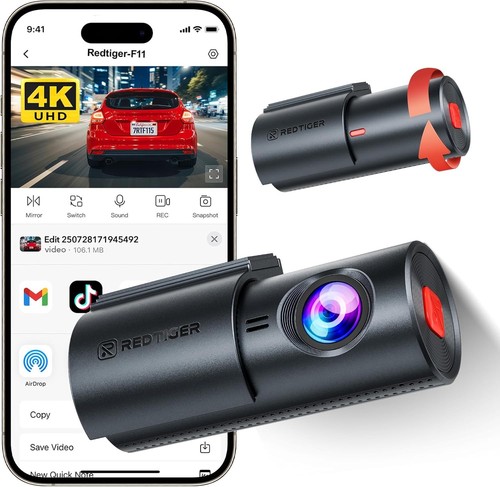 Redtiger f11 dashcam avant - redtiger,