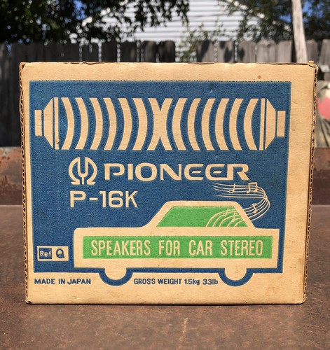 Vintage nos 1970 pioneer - vintage, 1970-'74
