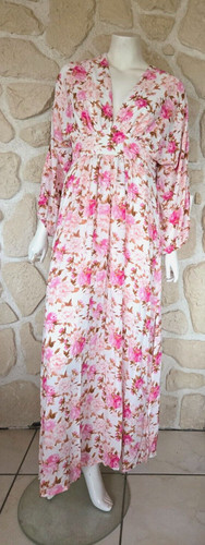 Robe longue blanche avec