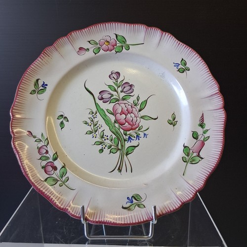 Assiette plate ancienne - , de