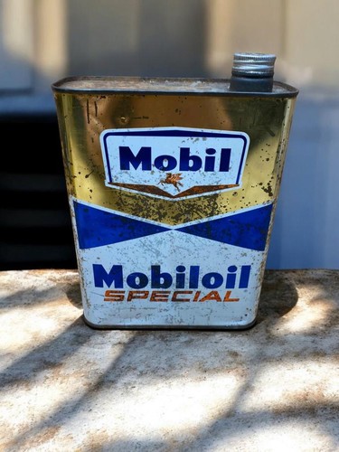Bidon huile vintage mobil - bidon, d’huile