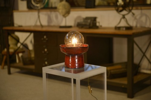 Lampe rouge poser - rouge, à