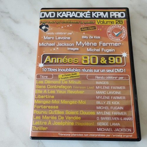 Dvd karaoke kpm pro - , 28