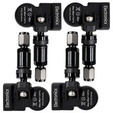 4 tire pressure sensors TPMS sensors metal valve black for Nissan X-Trail T32 