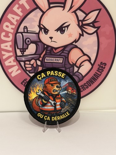 écusson scratch sncf castor - Écusson,