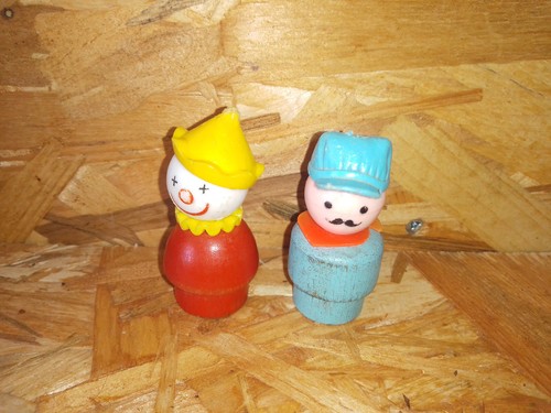 Bois lot figurines cirque - lot,