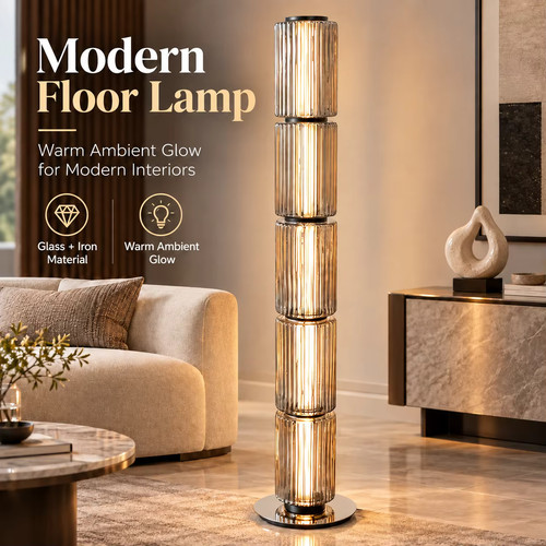 Lampe pied verre design - lampe,
