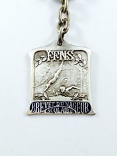 KEYRING - FFNS - SWIMMING - School Swimmer's Patent - Vintage 1950s -