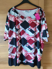 👑 Tunique Femme Taille 58/60 noir Rouge rose Si BElle Et 