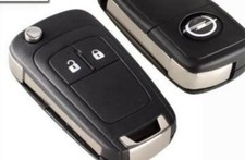 Coque 2 boutons lame pliable telecommande pour cle Vauxhall Opel Astra Insignia