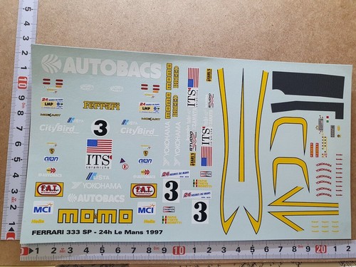 Decals ferrari 333 - 1/24,