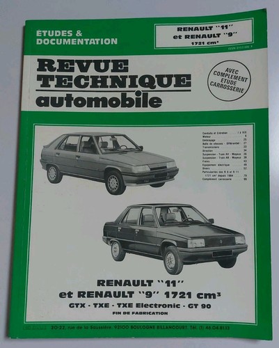 Revue technique automobile - technique,