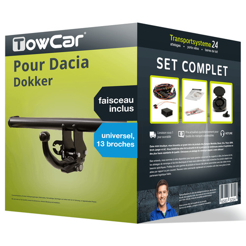Attelage pour dacia dokker - attelage,