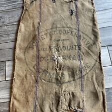 sac toile de jute ancien