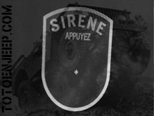 PLAQUETTE COMMANDE BP SIRENE