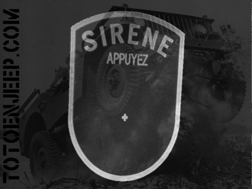 Plaquette commande sirene - bp,
