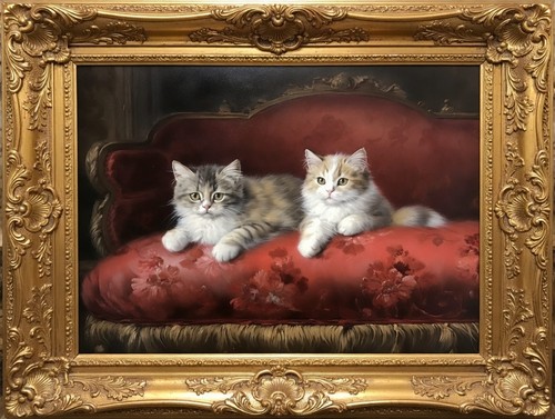 Deux petits chats - , persans
