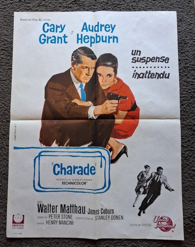 Charade affiche cinéma - affiche, movie