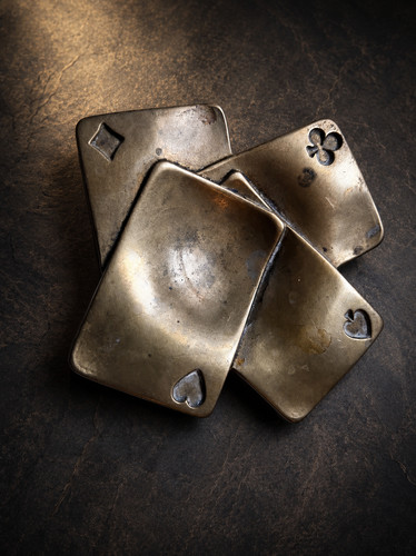 Cendrier vintage laiton - en,
