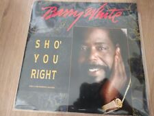 12" MAXI -Barry White – Sho' You Right ( remix version )  UK 1987 EX/NM