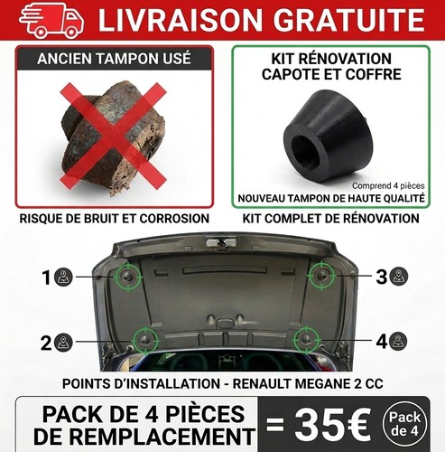 Silentbloc toit vitré malle - toit,